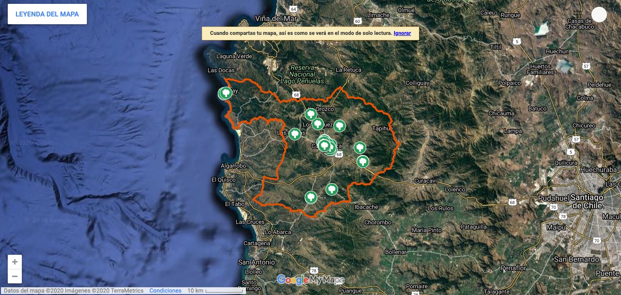 mapa aavv